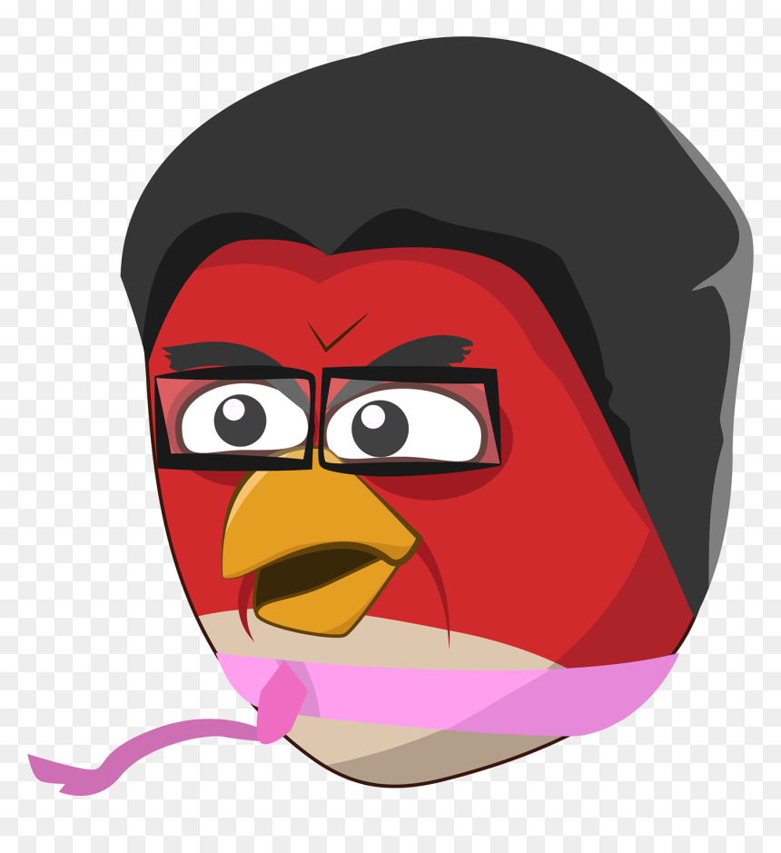 Cartoon, HD Png Download - angry birds red png