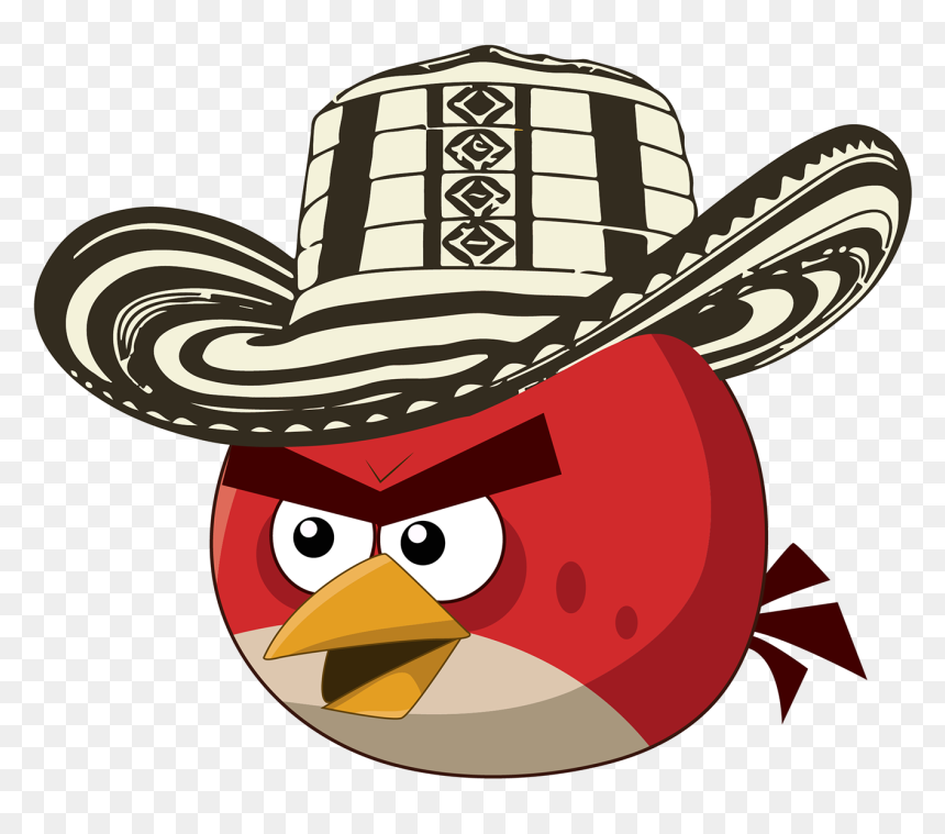 Cartoon, HD Png Download - angry birds red png