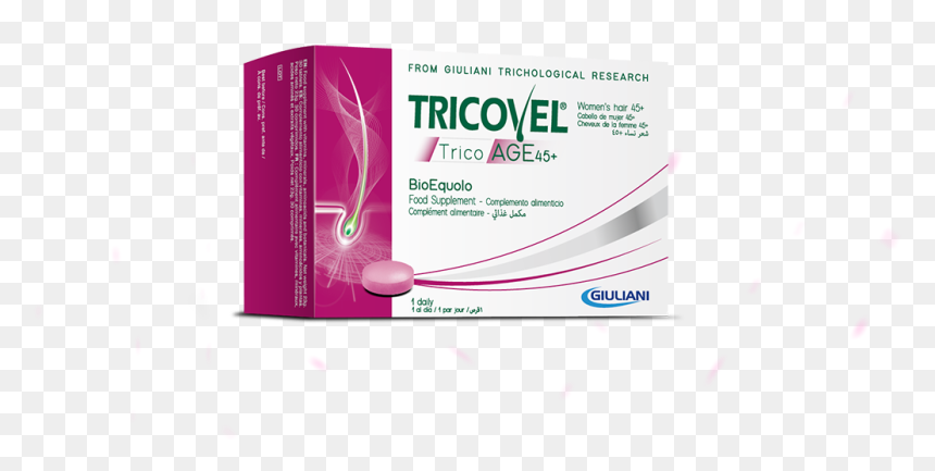 Tricovel Tricoage 45+, HD Png Download - dio hair png