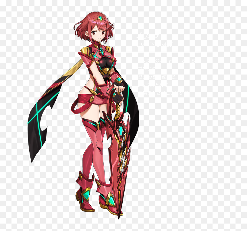 Xenoblade Chronicles 2 Characters, HD Png Download - dio hair png