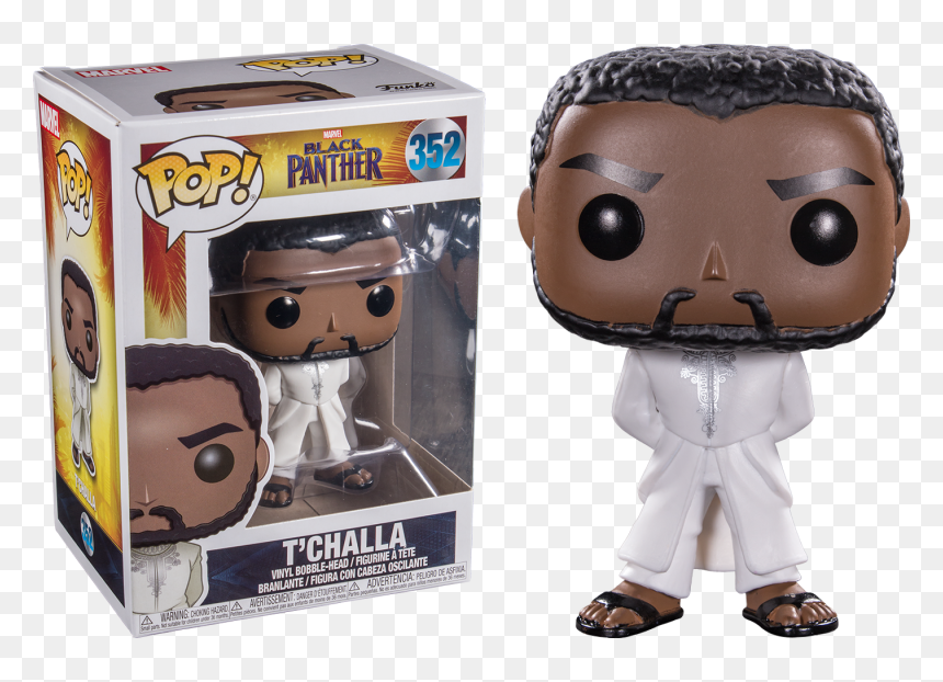 Black Panther Glow In The Dark Funko, HD Png Download - t'challa png