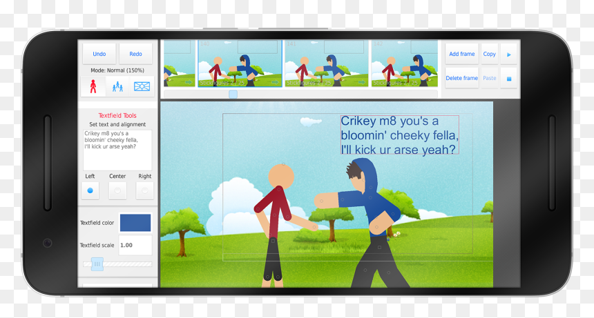 Sticknodes App, HD Png Download - stick figure walking png