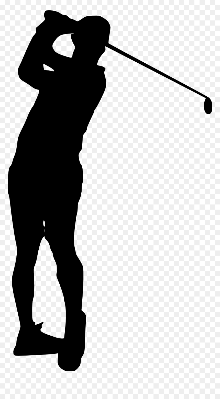 Golfer Silhouette Transparent Background, HD Png Download - golf png images