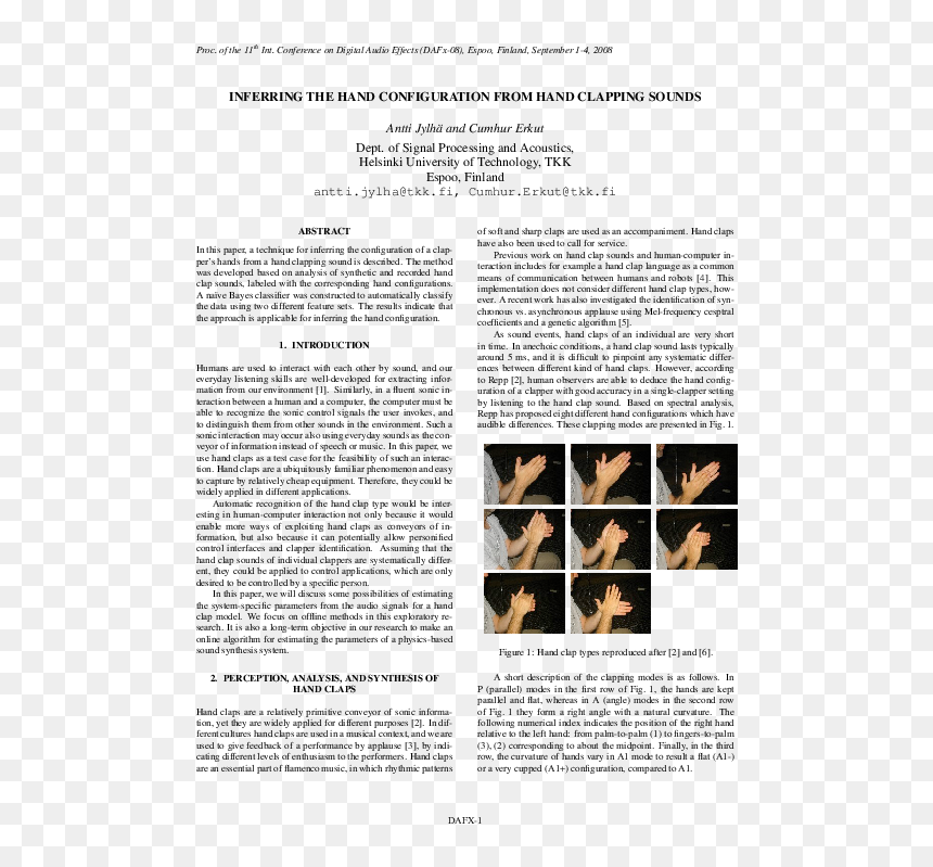 Folio Nineteen From Burchard Of Sion's De Locis Ac, HD Png Download - clapping hands png