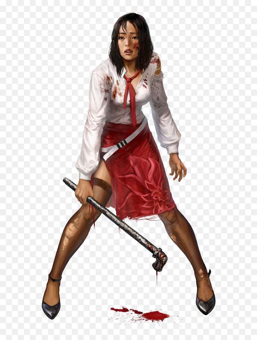 Dead Island Xian Mei, HD Png Download - girl laying down png