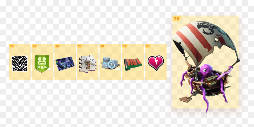 Fortnite Booty Buoy Glider, HD Png Download - zipline png