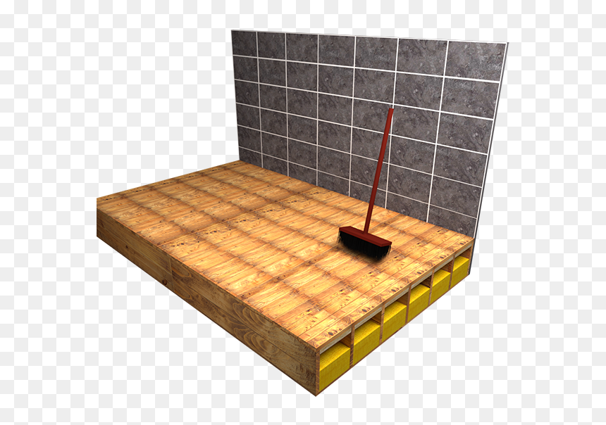 Wet Room Floor Boards, HD Png Download - wooden floor png
