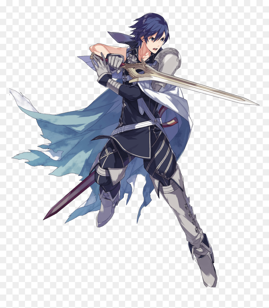 Fire Emblem Heroes Chrom, HD Png Download - fire emblem chrom png