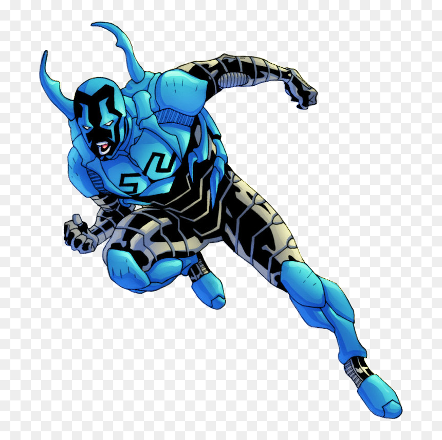 Blue Beetle And Iron Man, HD Png Download - blue beetle png