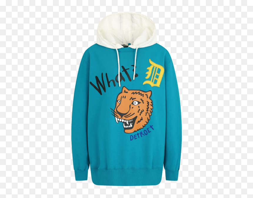 Hoodie, HD Png Download - detroit tigers png