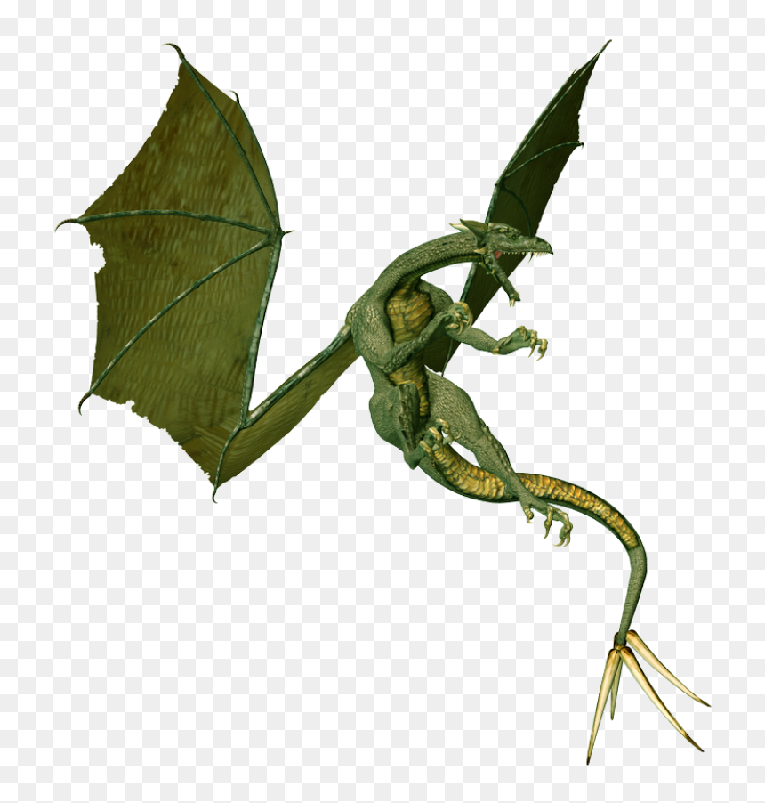 Dragon Flying White Background, HD Png Download - drago png