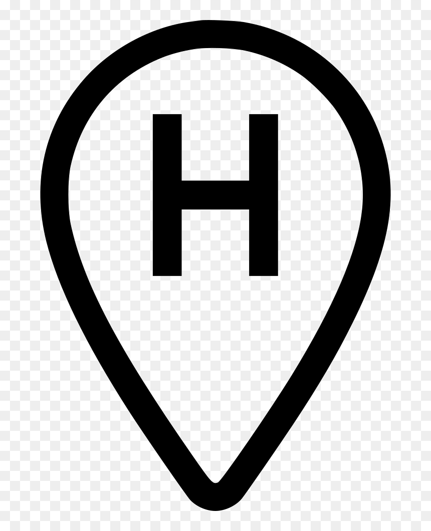 Hospital Location Icon, HD Png Download - hospital symbol png