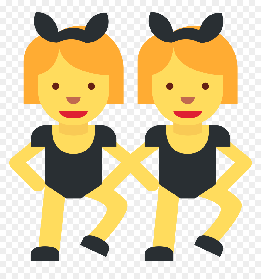 👯 Meaning, HD Png Download - dancer emoji png