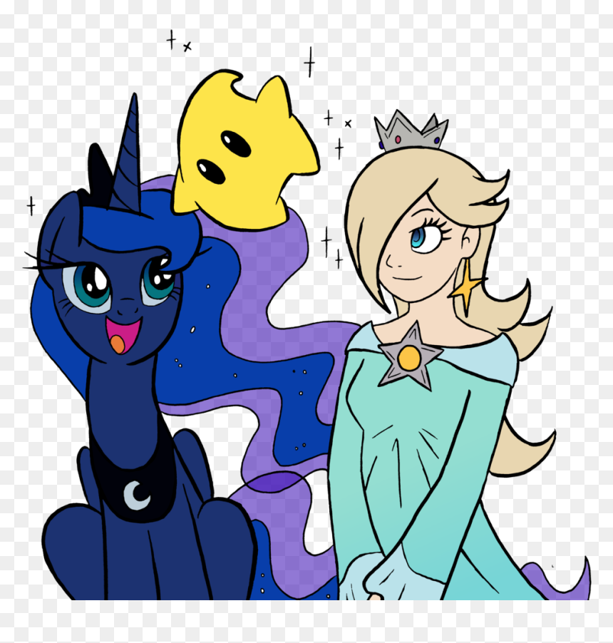 Princess Rosalina And Luna, HD Png Download - mario galaxy png