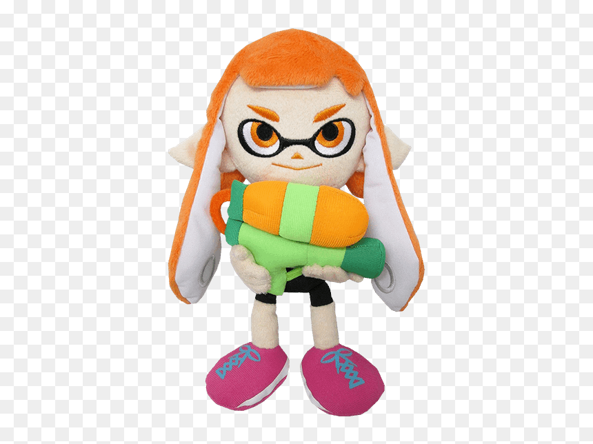 Splatoon Inkling Girl Plush, HD Png Download - splatoon inkling png