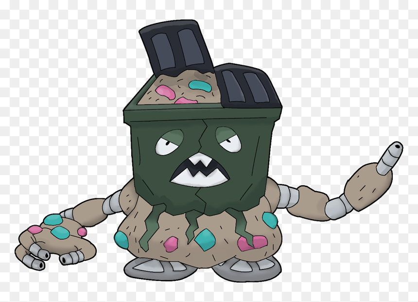 Garbodor Shiny, HD Png Download - garbodor png