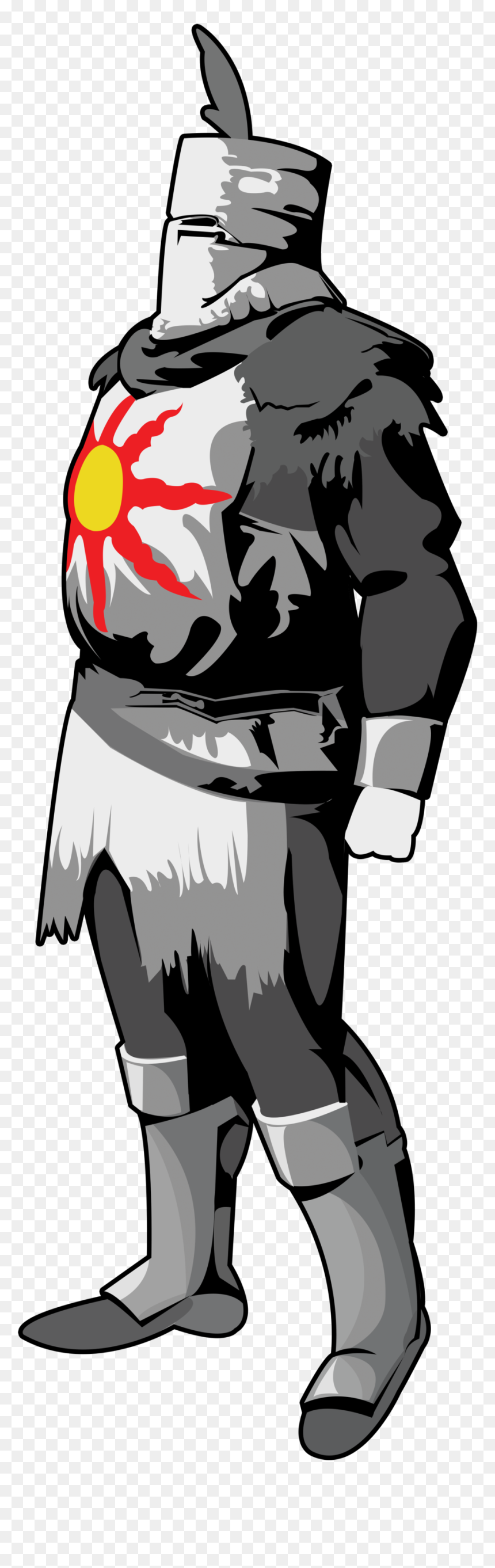 Solaire Dark Souls Png, Transparent Png - dark souls knight png