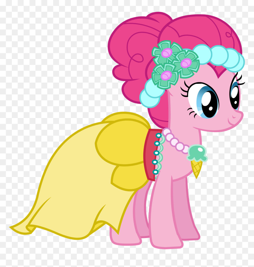 Pinkie Pie Canterlot Wedding, HD Png Download - primitive spongebob png