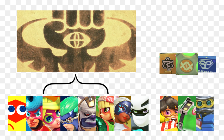 Cartoon, HD Png Download - nintendo arms png