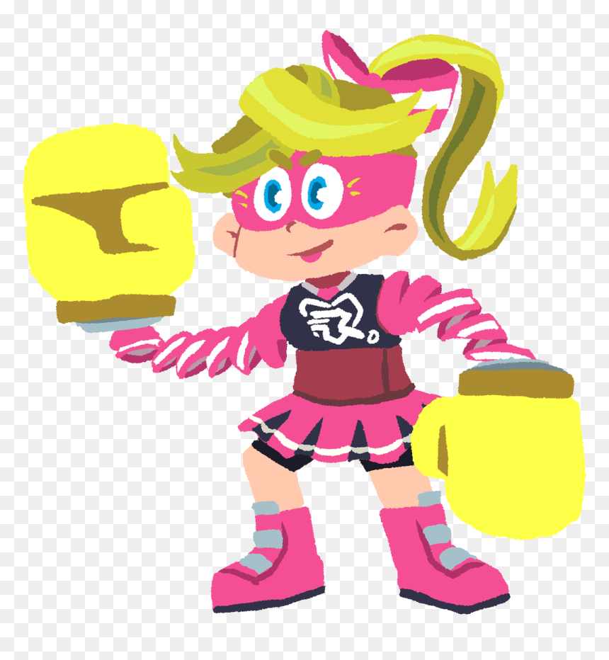 Cartoon, HD Png Download - nintendo arms png