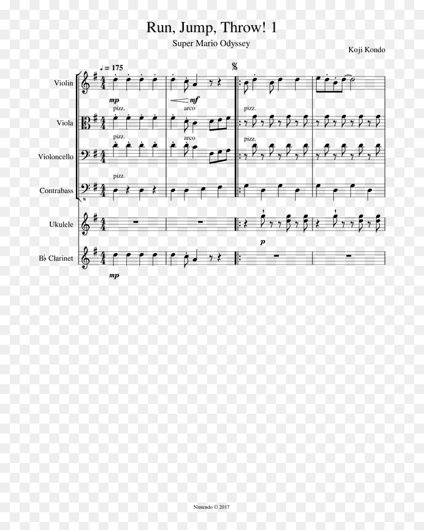 Sheet Music, HD Png Download - super mario run png