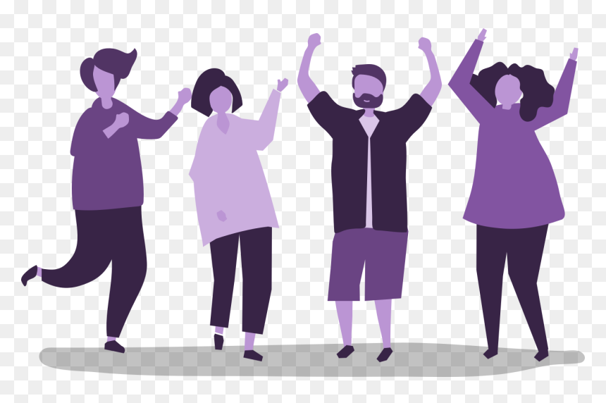 Illustration, HD Png Download - people celebrating png