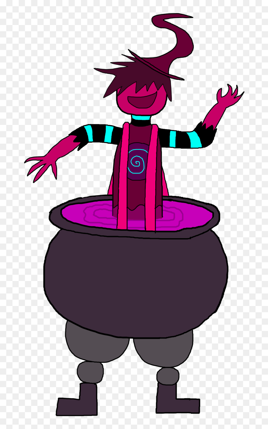 Cartoon, HD Png Download - witch cauldron png