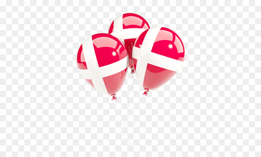 Indonesia Balloon Png, Transparent Png - denmark flag png
