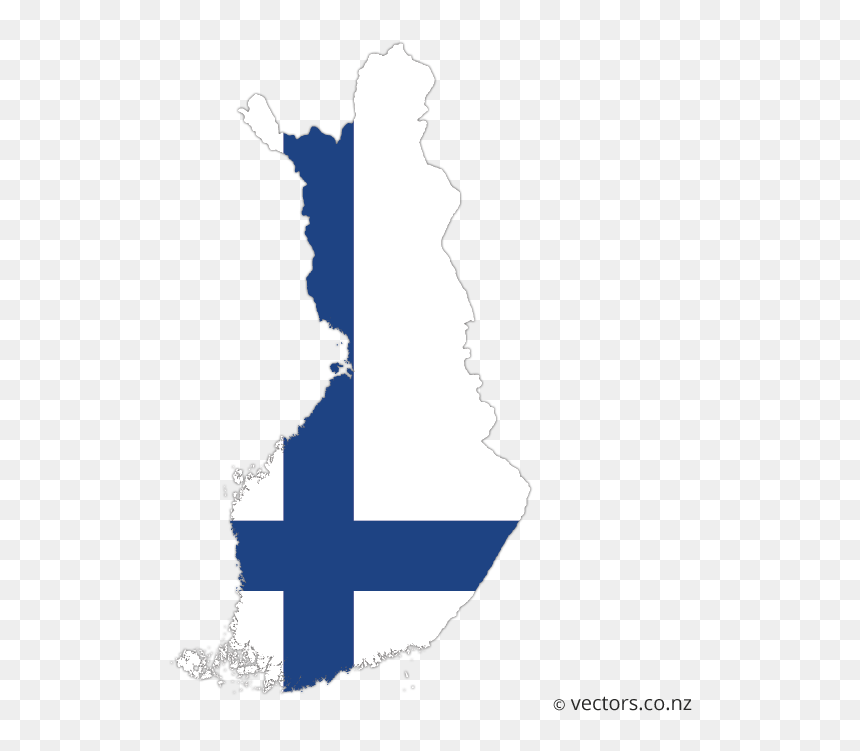 Finland Map Flag Png, Transparent Png - denmark flag png