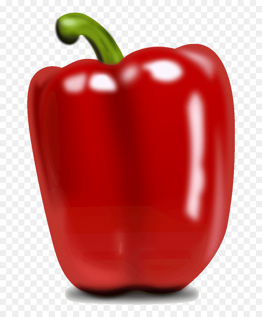 Red Bell Pepper Clipart, HD Png Download - red bell png