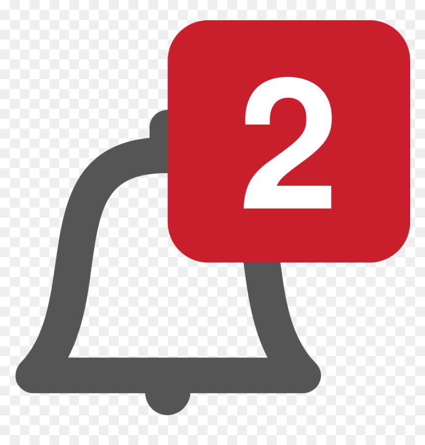 Bell Icon Png Red, Transparent Png - red bell png