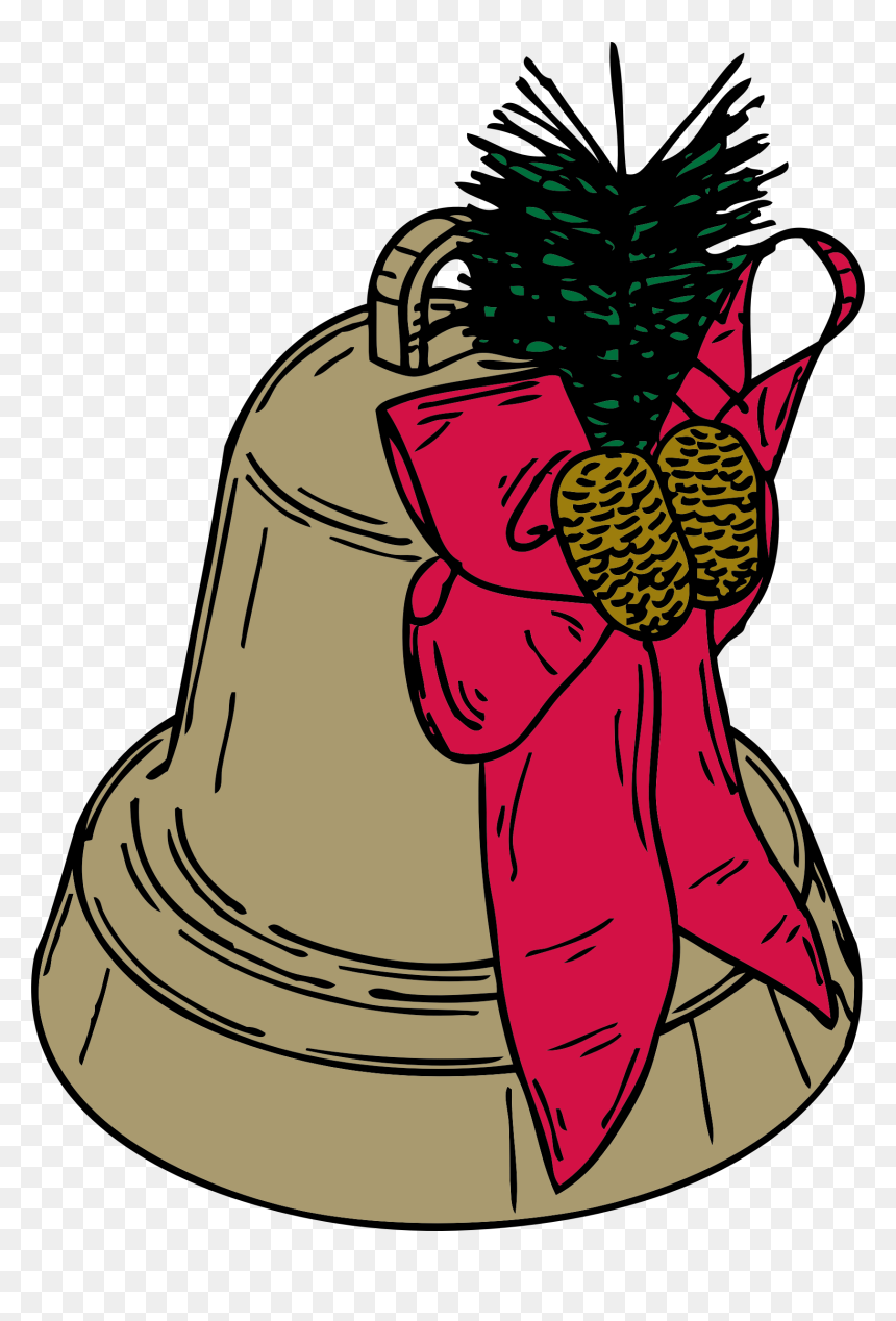 Holiday Black And White, HD Png Download - red bell png
