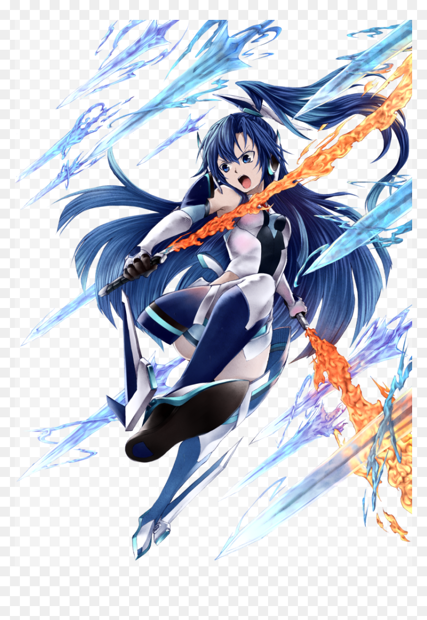 Kazanari Tsubasa, HD Png Download - flaming sword png