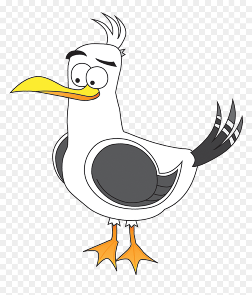 Vector Library Sonny The Avatar Monthly Magazine - Transparent Background Seagull Emoji, HD Png Download - seagull clipart png