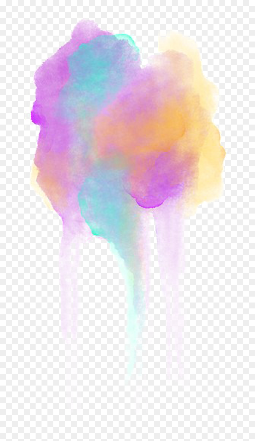 Watercolor Paint, HD Png Download - purple paint png
