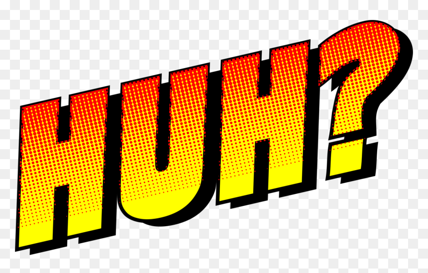 Huh Clipart, HD Png Download - jojo sound effects png
