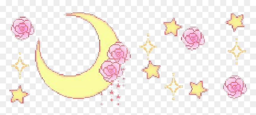 Illustration, HD Png Download - pixel moon png