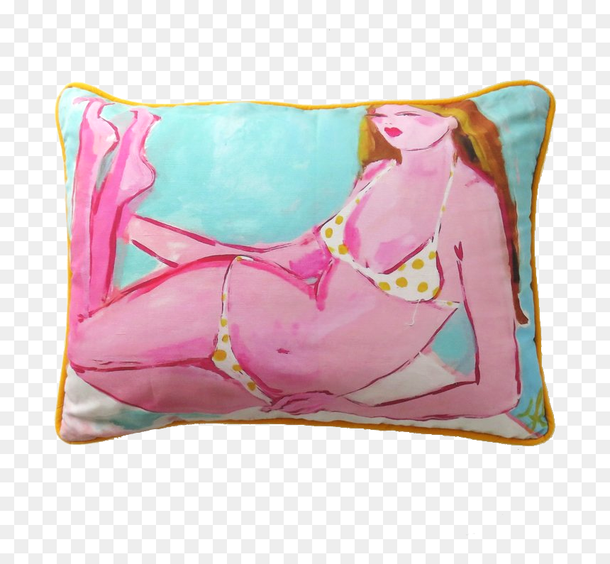 Cushion, HD Png Download - brunette png