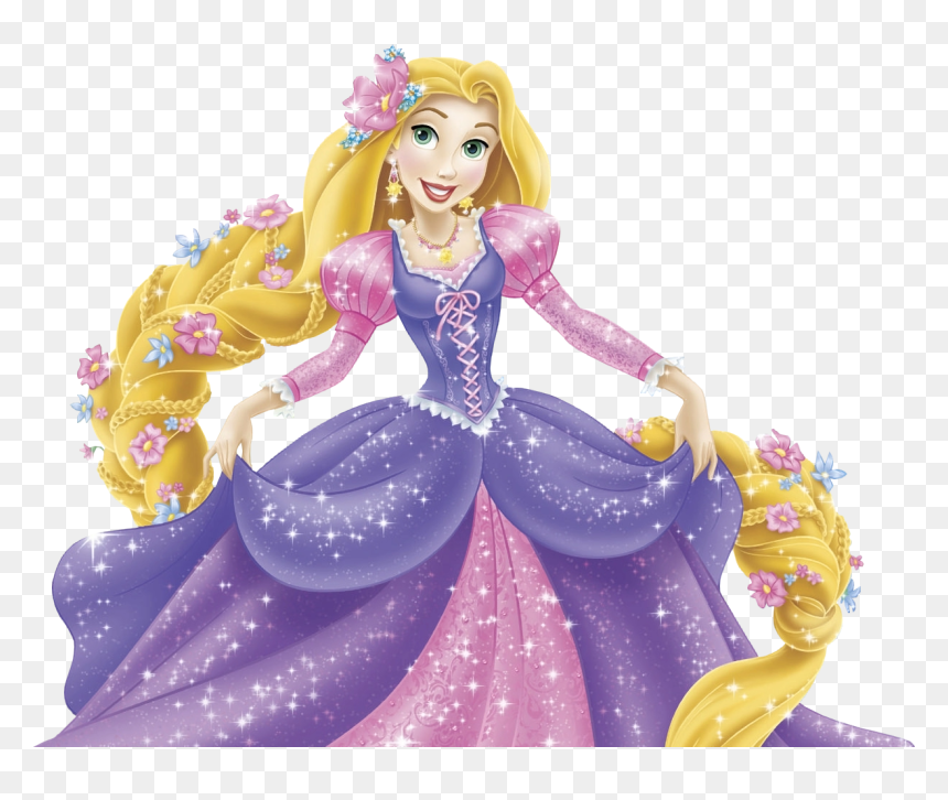 Princess Rapunzel Png, Transparent Png - barbie princess png