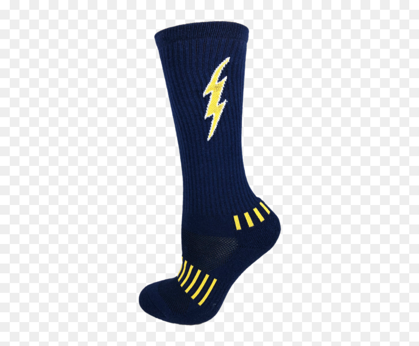 Sock, HD Png Download - david bowie lightning bolt png