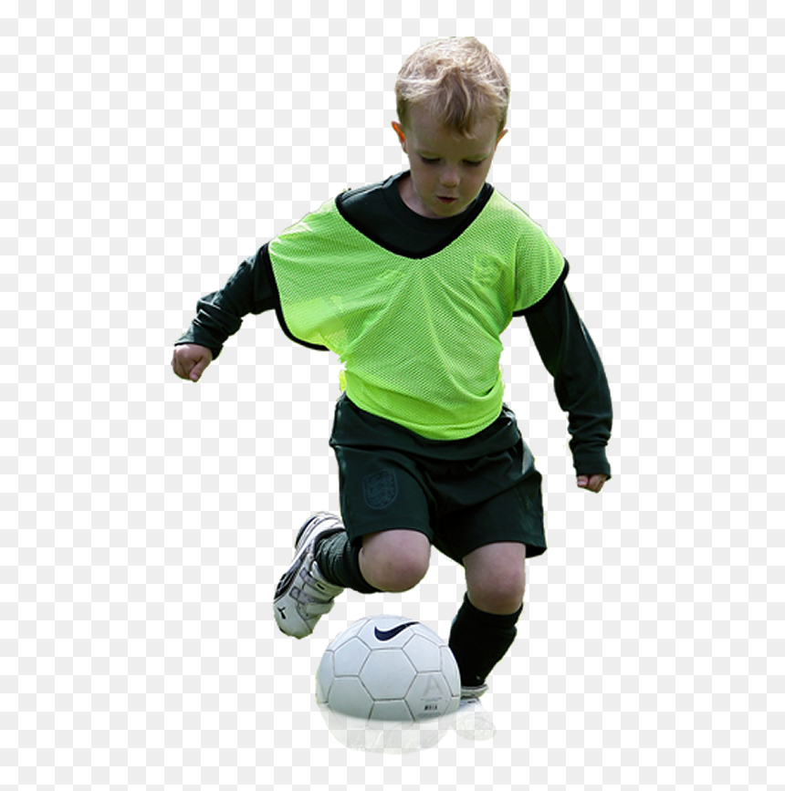 Kick Up A Soccer Ball, HD Png Download - kids playing soccer png