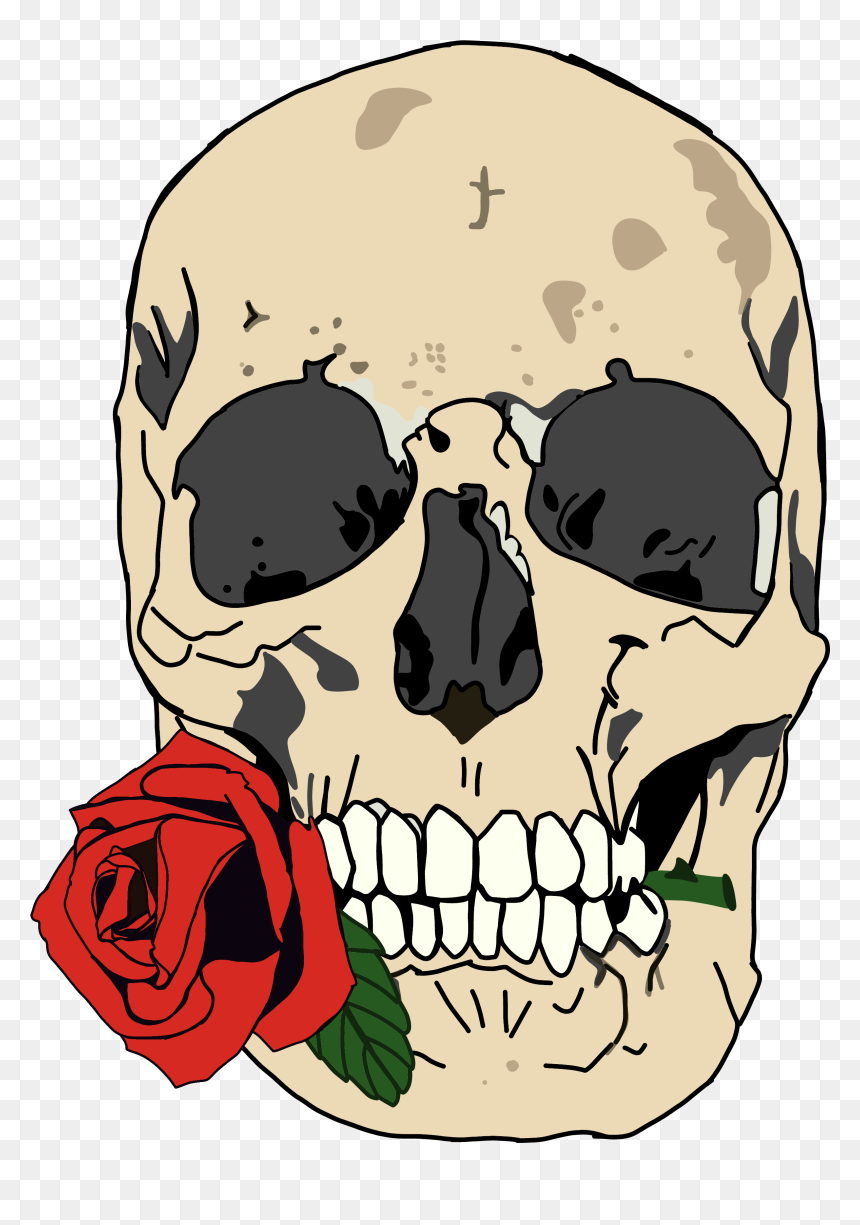 Skull, HD Png Download - gothic skull png