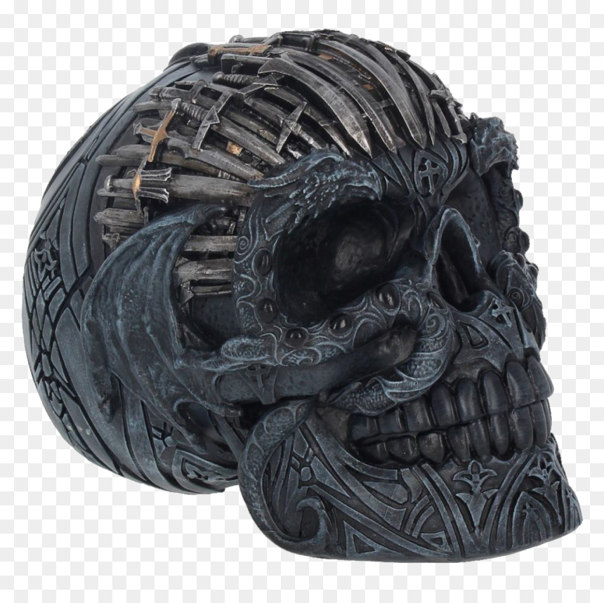 Gothic Skull Png, Transparent Png - gothic skull png
