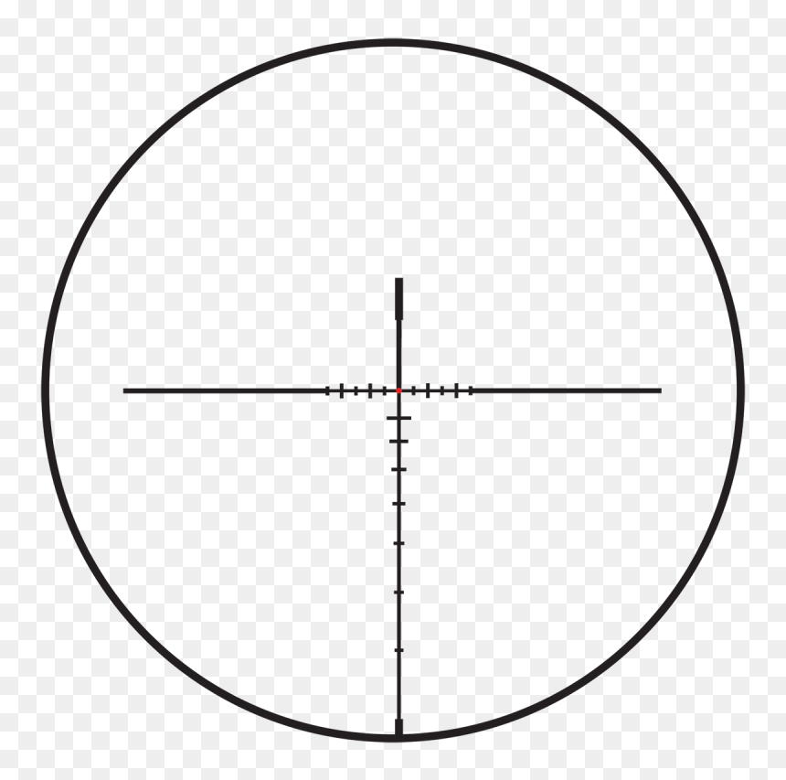 Nikon Fx1000 Moa Reticle, HD Png Download - reticle.png