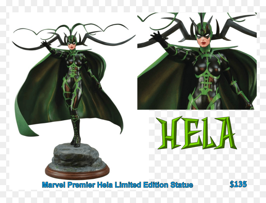 Statue Hela Marvel, HD Png Download - loki comic png