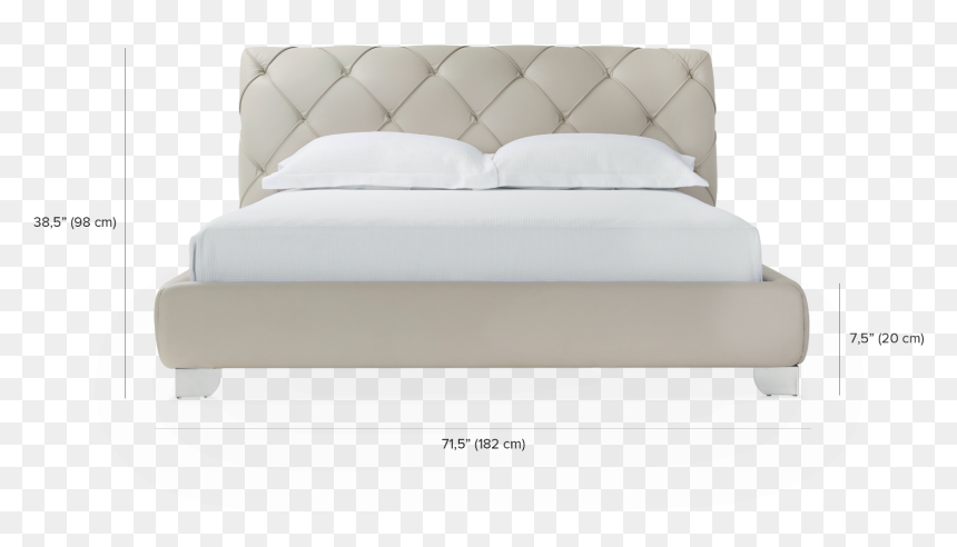 Bed Frame, HD Png Download - bed silhouette png