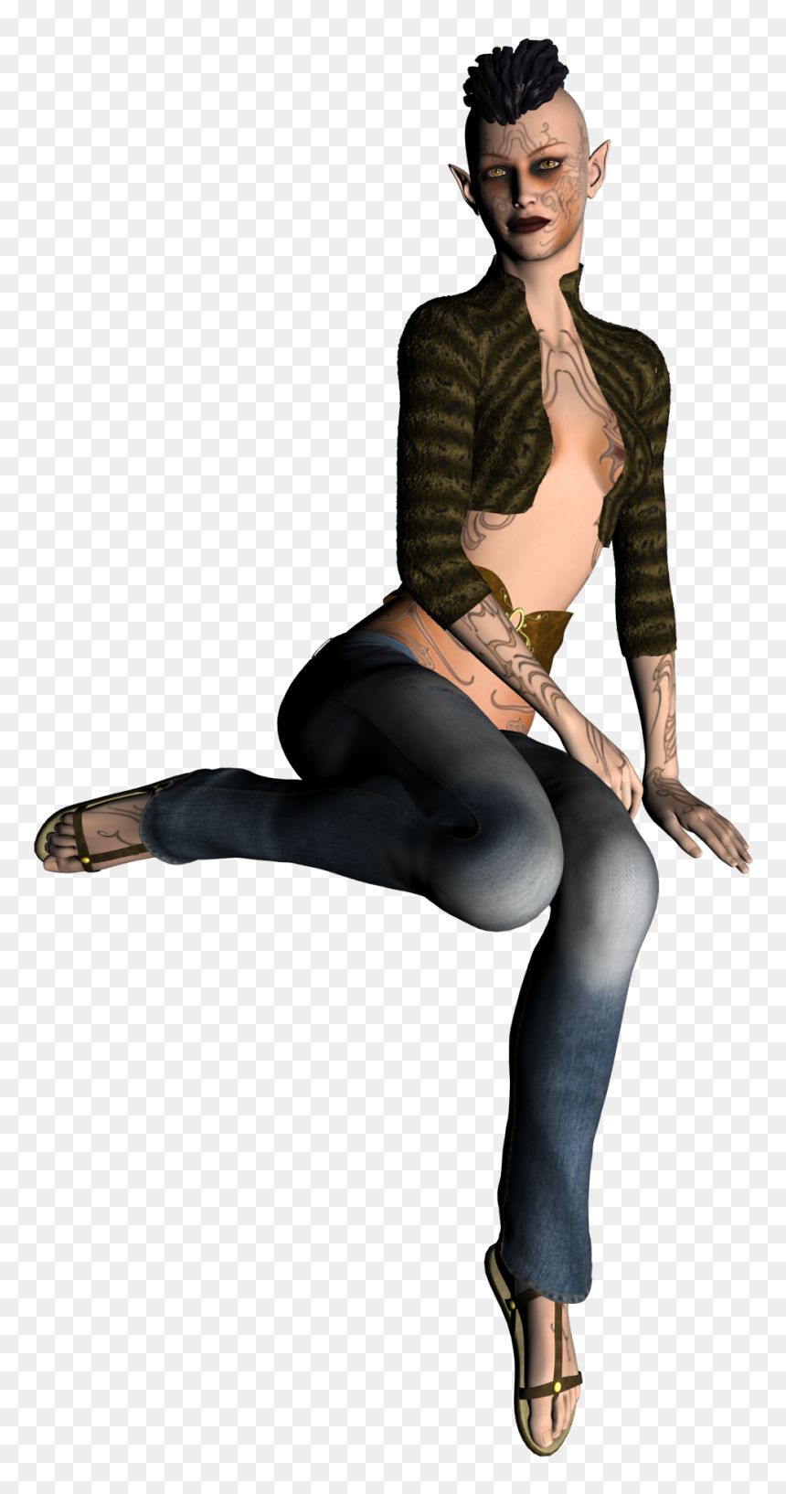 Girl, HD Png Download - fantasy background png