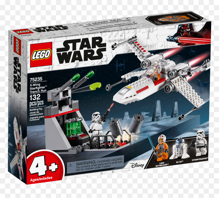 X Wing Starfighter Trench Run, HD Png Download - super battle droid png