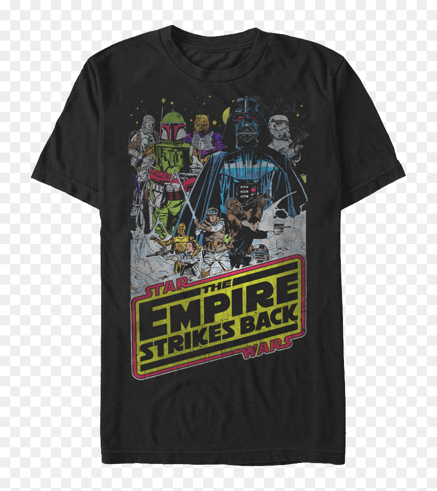Star Wars The Empire Strikes Back Shirt, HD Png Download - super battle droid png