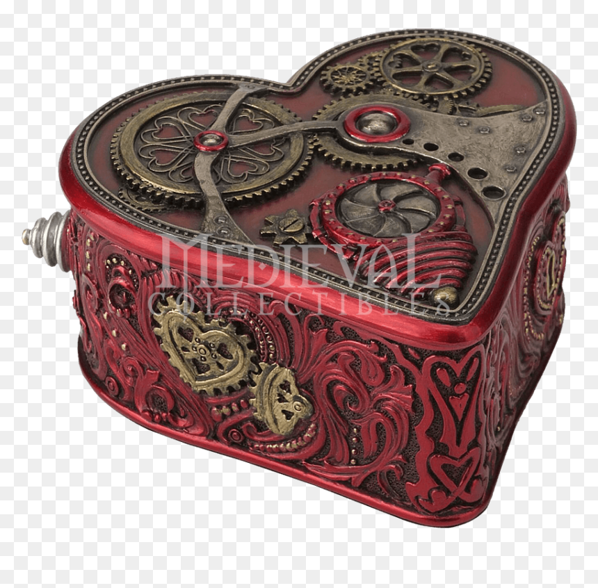 Box, HD Png Download - steampunk heart png